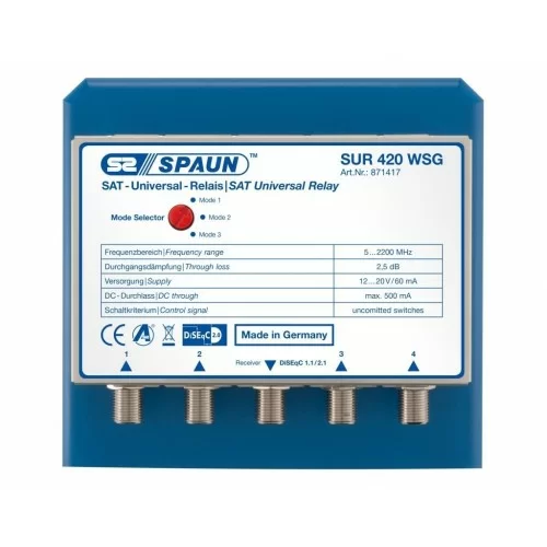 Spaun Sur Wsg Diseqc Sat Universal Relay Digitalnet